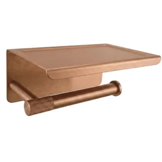 Rea UCHWYT NA PAPIER Z PÓŁKĄ 6613 MODERN BRUSH COPPER...