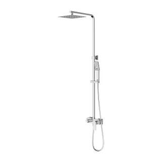 Omnires BARETTI system prysznicowy natynkowy, chrom...