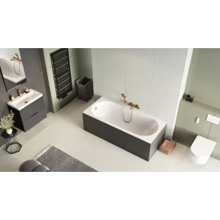 Excellent PI bateria umywalkowa stojąca, miedziany szczotkowany AREX.1201CB