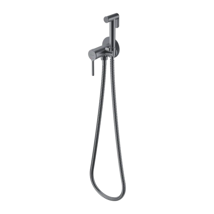 Excellent PI bateria bidetowa bidetta ze słuchawką bidetowa, grafit szczotkowany AREX.1204AB