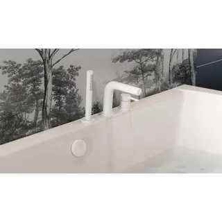 Excellent PI bateria wannowa 3 otworowa, biały mat AREX.1234WH