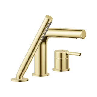 Excellent PI bateria wannowa 3 otworowa, złoty połysk AREX.1234GL