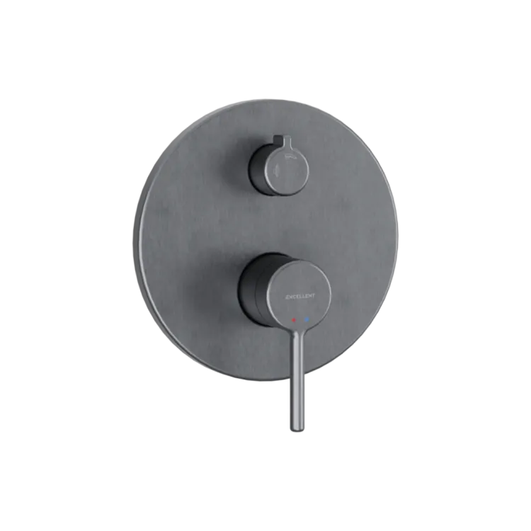 Excellent PI bateria prysznicowo-wannowa podtynkowa 2 funkcyjna, grafit szczotkowany AREX.1245AB