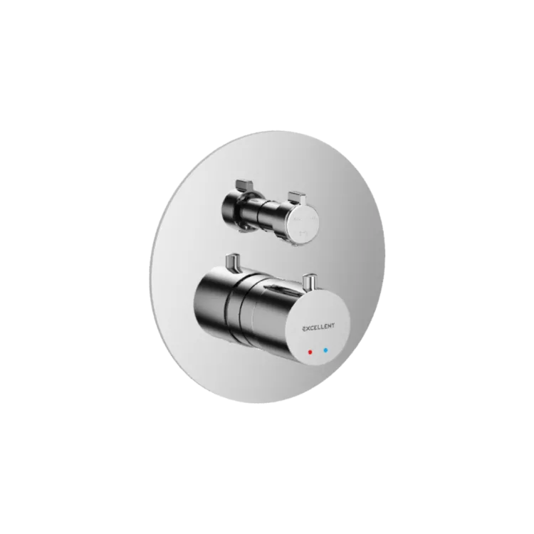 Excellent PI bateria prysznicowo-wannowa podtynkowa 3 funkcyjna, termostatyczna, chrom AREX.1248CR