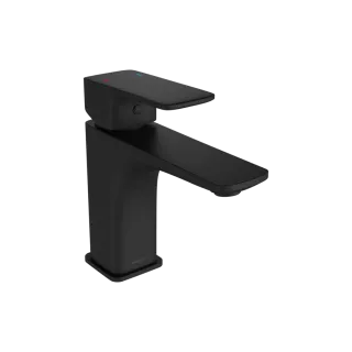 Excellent Keria bateria umywalkowa stojąca, czarny mat...