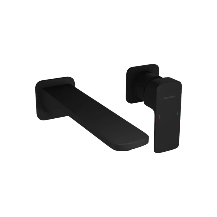 Excellent Keria bateria umywalkowa podtynkowa komplet, czarny mat AREX.2014BL