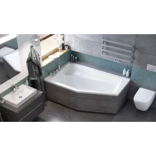 Excellent Keria bateria wannowa 4 otworowa, chrom AREX.2034CR