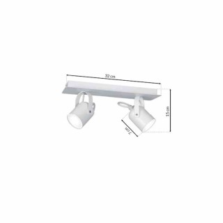 Lampa sufitowa PICO WHITE 2xGU10 MLP990