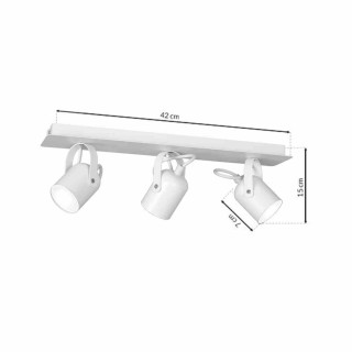 Lampa sufitowa PICO WHITE 3xGU10 MLP991