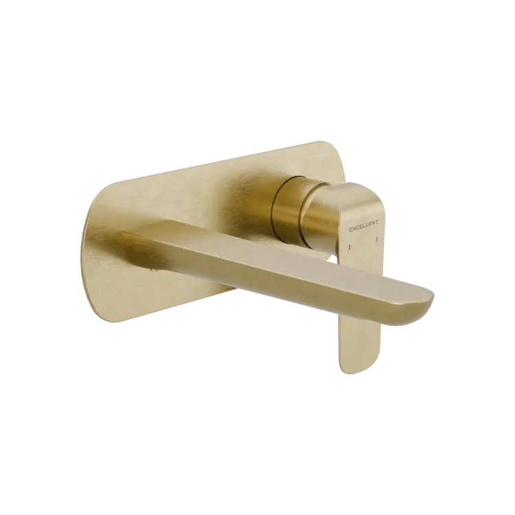 Excellent Clever 2.0 bateria umywalkowa podtynkowa złoty szczotkowany AREX.4115GB