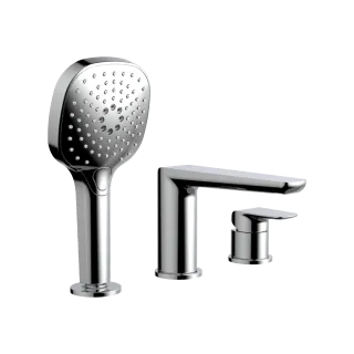 Excellent Clever 2.0 bateria wannowa 3-otworowa, chrom...