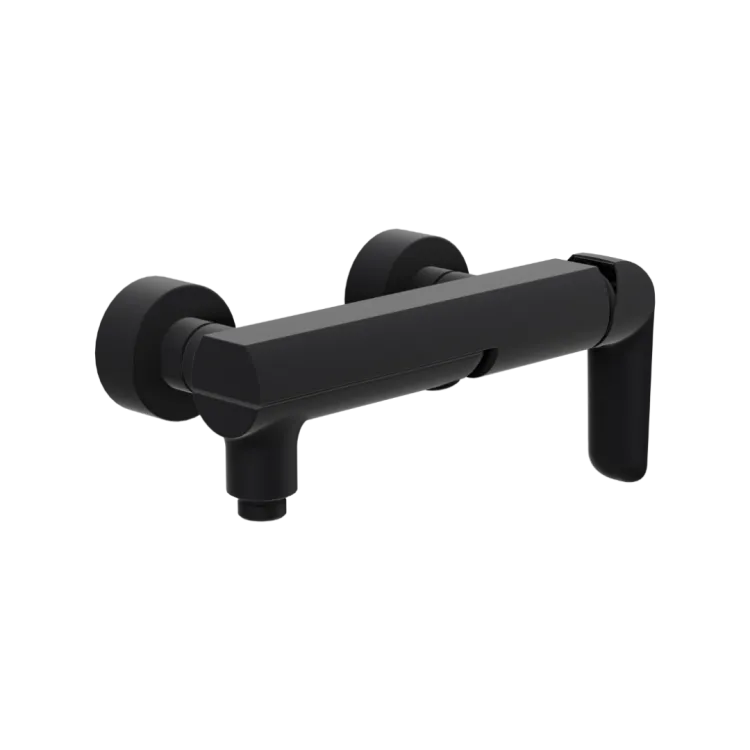 Excellent Clever 2.0 bateria wannowo-prysznicowa z ruchomą wylewką, czarny soft AREX.4106BS