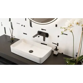 Excellent Clever 2.0 bateria umywalkowa podtynkowa komplet, czarny soft AREX.4115BS