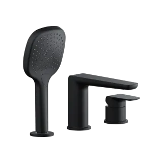 Excellent Clever 2.0 bateria wannowa 3 otworowa, czarny...