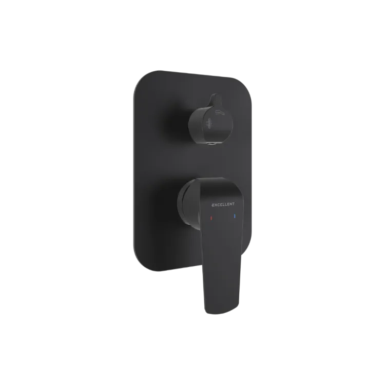 Excellent Clever 2.0 bateria prysznicowo-wannowa podtynkowa, czarny soft AREX.4145BS