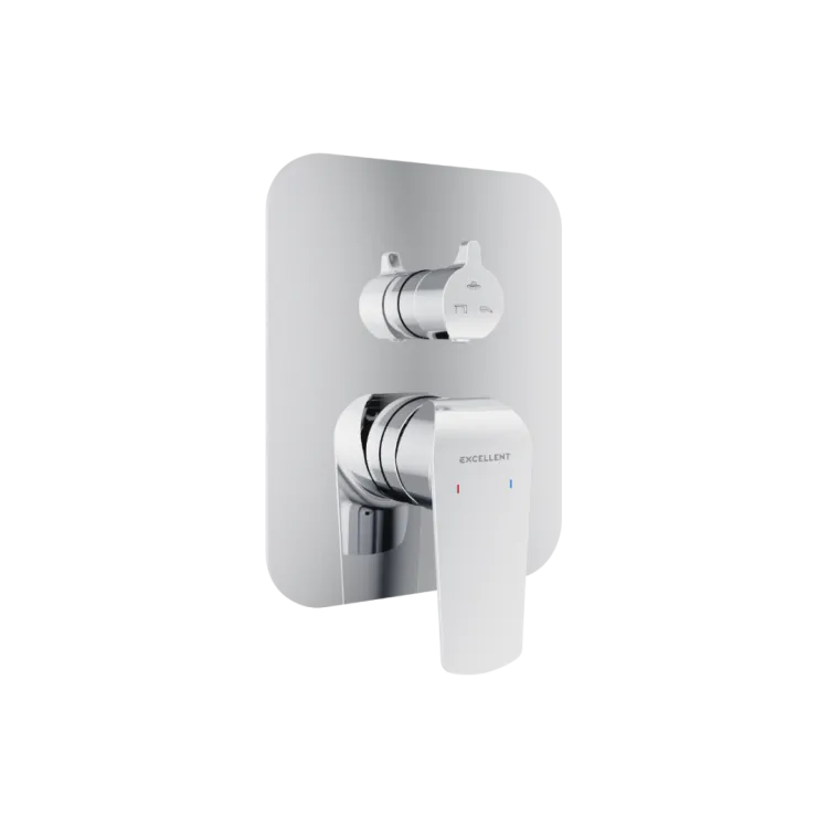 Excellent Clever 2.0 bateria prysznicowo-wannowa podtynkowa, 3 funkcyjna, chrom AREX.4147CR