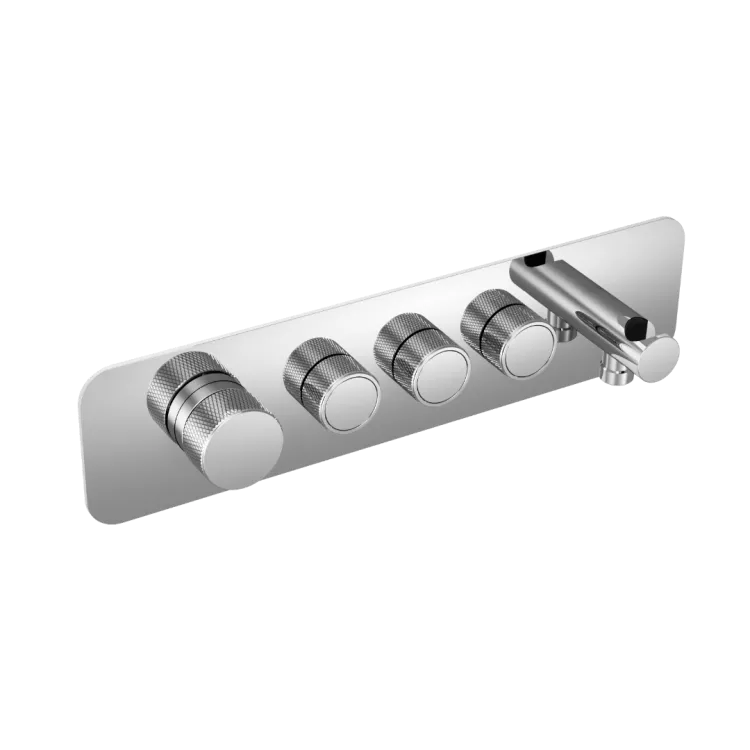 Excellent Krotos zestaw prysznicowo-wannowy podtynkowy 3 funkcyjny, chrom AREX.8036CR