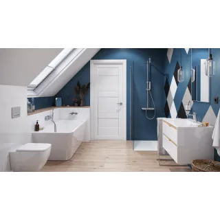 Excellent Krotos zestaw prysznicowo-wannowy podtynkowy 2 funkcyjny, chrom AREX.8035CR