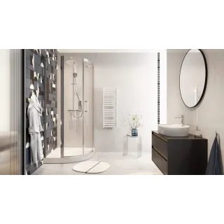 Excellent Clever 2.0 zestaw prysznicowy ścienny z deszczownicą 25 cm, chrom AREX.4181CR