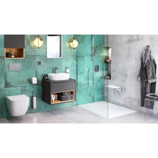 Excellent Krotos bateria prysznicowo-wannowa podtynkowa 2 funkcyjna, termostatyczna, chrom AREX.8045CR