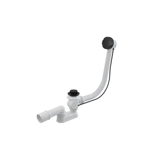 Excellent Simple syfon wannowy automatyczny 80 cm, czarny...