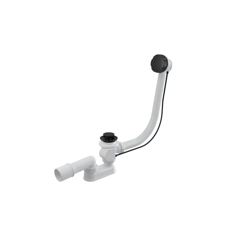 Excellent Simple syfon wannowy automatyczny 80 cm, czarny mat AREX.A65BL