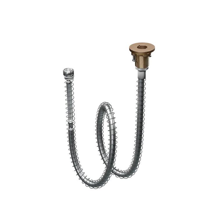 Excellent Dry box zestaw wannowy okrągły miedziany szczotkowany AREX.SET.050CB