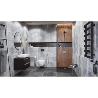 Excellent PI zestaw prysznicowo-wannowy podtynkowy 2 funkcyjny z deszczownicą 25 cm, chrom AREX.SET.1245CR