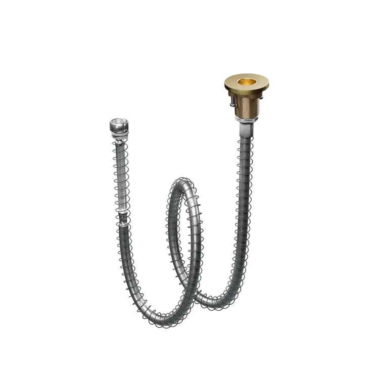 Excellent Dry Box zestaw wannowy okrągły, złoty połysk AREX.SET.050GL