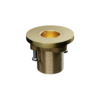 Excellent Dry Box zestaw wannowy okrągły, złoty połysk AREX.SET.050GL