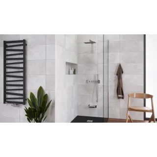 Excellent Krotos zestaw prysznicowo-wannowy podtynkowy z deszczownicą 20x30cm 3 funkcyjny, chrom AREX.SET.8036CR