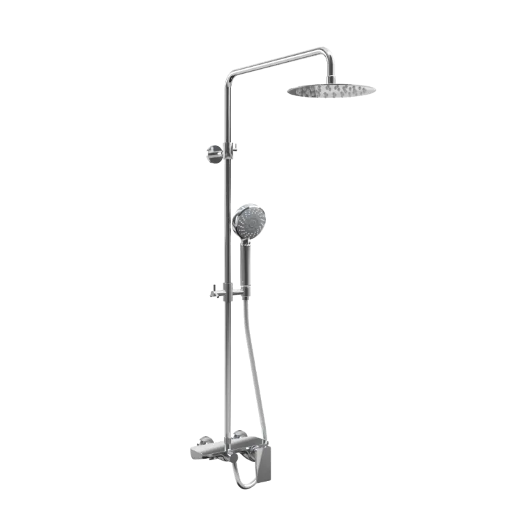 Excellent Altar zestaw prysznicowy ścienny z deszczownicą 20 x 20 cm, z wylewką, chrom AREX.SY.781CR