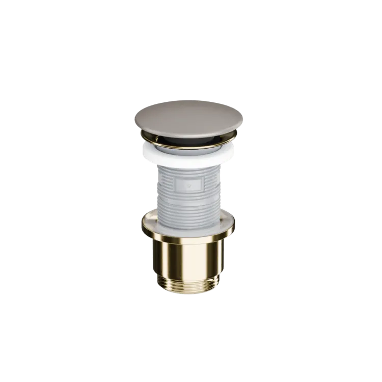 Excellent Design Korek klik-klak umywalkowo bidetowy, korpus złoty połysk, pokrywa ceramiczna cappucino mat ARIN.1485.K.01.CAMGL