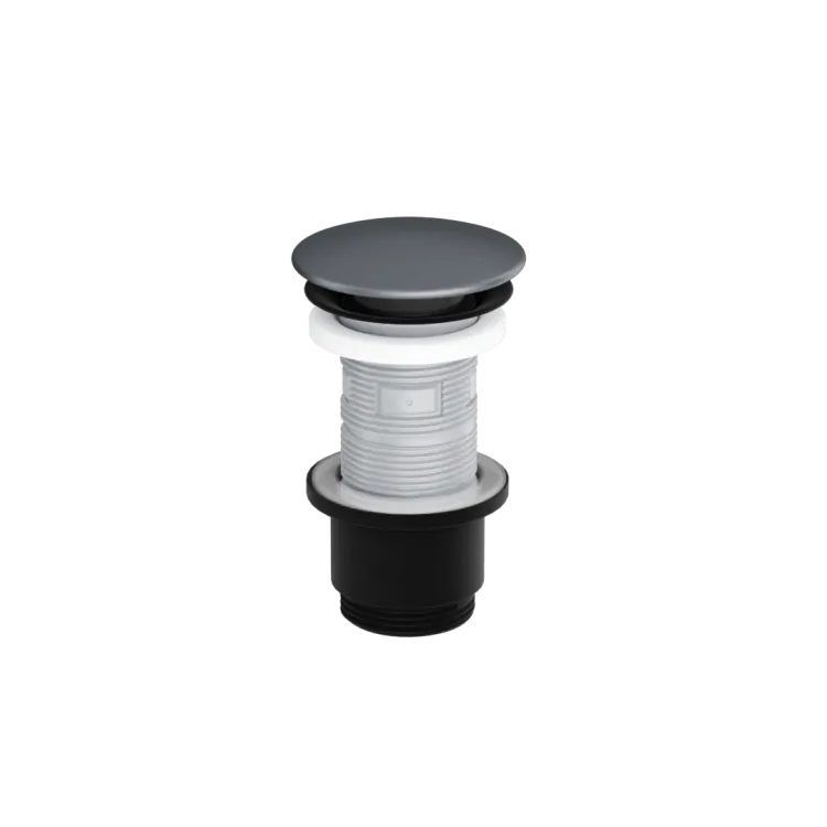 Excellent Design Korek klik-klak umywalkowo bidetowy, korpus czarny mat, pokrywa ceramiczna grafit mat ARIN.1485.K.01.GRMBL