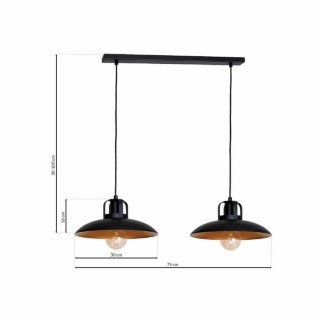 Lampa Wisząca FELIX 2xE27 MLP3683