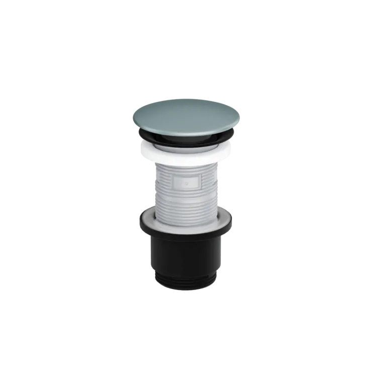 Excellent Design Korek klik-klak umywalkowo bidetowy, korpus czarny mat, pokrywa ceramiczna mint blue mat ARIN.1485.K.01.MBMBL