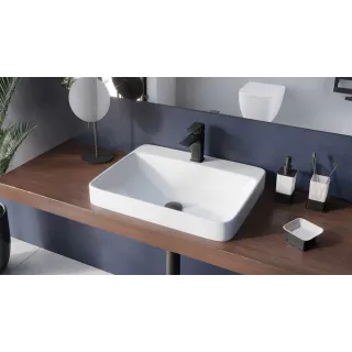 Excellent Design Korek klik-klak umywalkowo bidetowy, korpus chrom, pokrywa ceramiczna terracotta mat ARIN.1485.K.01.TEMCR