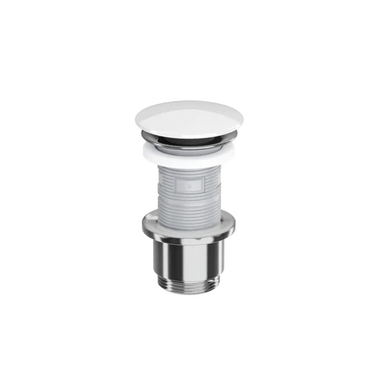 Excellent Design Korek klik-klak umywalkowy, korpus chrom, pokrywa ceramiczna biała ARIN.1485.K.01.WHCR