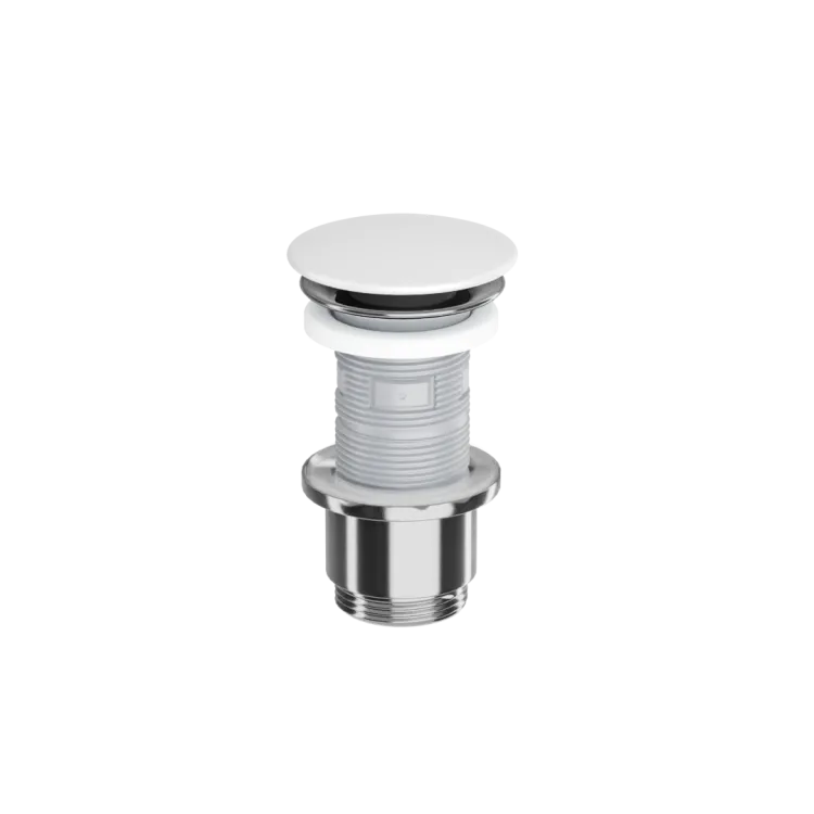 Excellent Design Korek klik-klak umywalkowy, korpus chrom, pokrywa ceramiczna śnieżnobiały ARIN.1485.K.02.WHCR