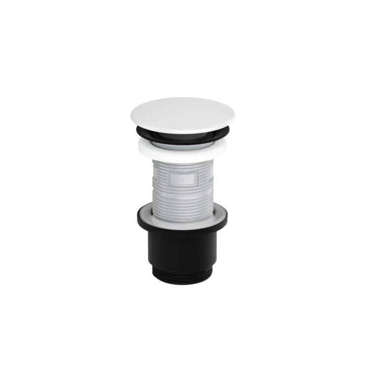 Excellent Design Korek klik-klak umywalkowy, korpus czarny, pokrywa ceramiczna śnieżnobiały ARIN.1485.K.02.WHBL