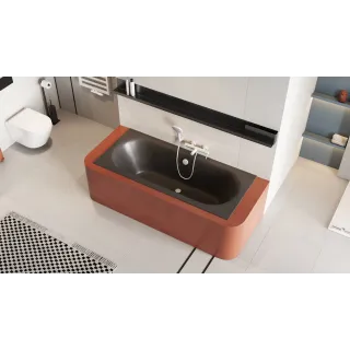 Excellent Moli syfon wannowy czyszczony od góry rozmiar do każdej wanny, biały połysk ARIN.3210WH