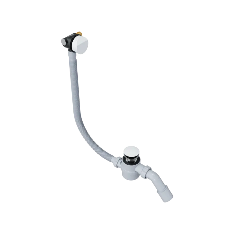 Excellent Hover syfon wannowy z napełnianiem czyszczony od góry, rozmiar do każdej wanny, biały połysk ARIN.3410WH