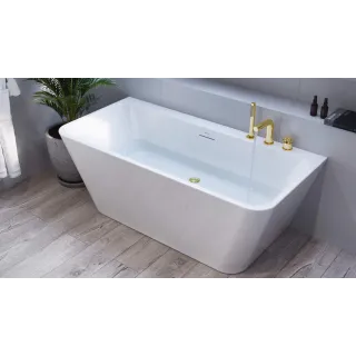 Excellent Korek klik-klak do wanien wolnostojących czyszczony od góry, złoty połysk ARIN.3485.01GL