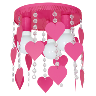 Lampa Sufitowa CORAZON PINK 3xE27 MLP1150