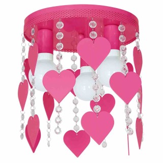 Lampa Sufitowa CORAZON PINK 3xE27 MLP1150