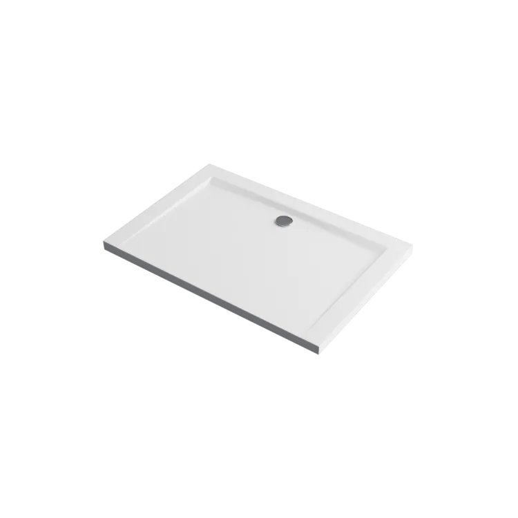 Excellent Forma X brodzik prostokątny 140x90 cm struktura, niski, biały mat BREX.1403.140.090.WHN