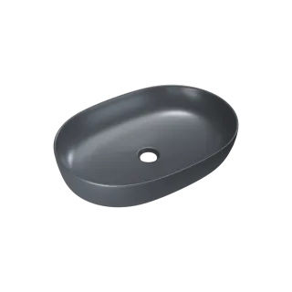 Excellent Jima umywalka nablatowa 61x41 cm owalna, grafit...