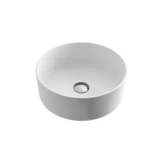 Actima Ovia umywalka nablatowa 36 cm okrągła, biały...