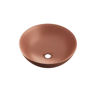 Actima Luqa umywalka nablatowa 40 cm okrągła, terracotta...