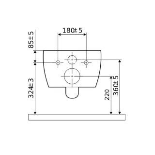 Excellent Doto D 54 Spin 360 miska WC 54 cm wisząca, bezrantowa z deską wolnoopadającą, biały połysk CEEX.1403.545.WH